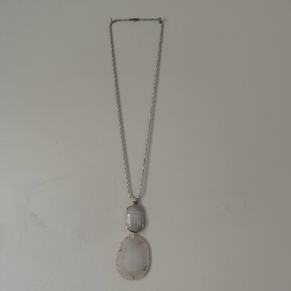 Anthropologie Morning Dew Pendant Necklace View 3